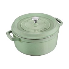 STAUB	11020115	Кокот круглый, 20 см, 2,2 л, шалфей